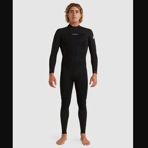 NWT Quicksilver Large 3/2 Prologue Back Zip Fullsuit